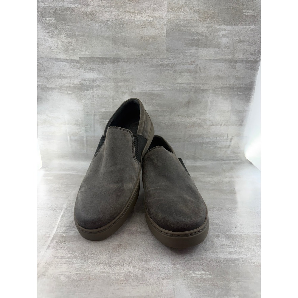 Born Men Harrison Slip On Shoes H48042 Dark Grey Leather Suede Loafers Size 10M
